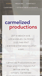 Mobile Screenshot of carmelizedproductions.com